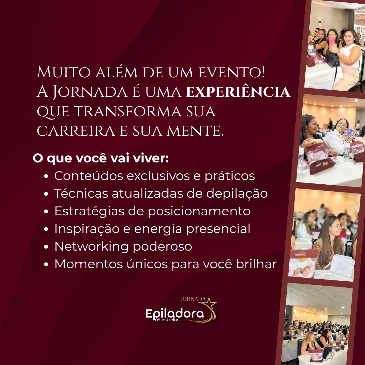 Passaporte Ouro - Evento Jornada Epiladora 5 Estrelas - 3° Edição