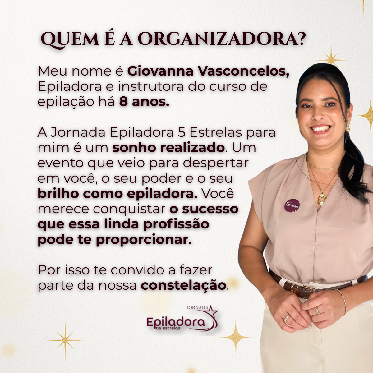 Passaporte 5 Estrelas - Evento Jornada Epiladora 5 Estrelas - 3° Edição